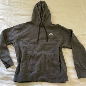Grey Nike hoodie in great condition